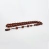 Rosary Fatoran | Brown transparent | Barrel model
