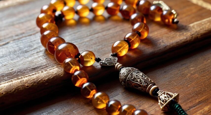 Leonardo_Kino_XL_A_stunning_closeup_of_an_Islamic_rosary_misba_0